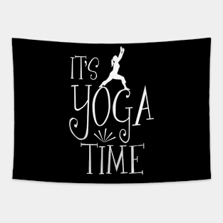 It's Yoga Time Tapestry