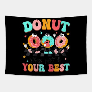 Groovy Donut Stress Best Testing Day Teachers Tapestry