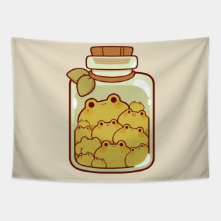 Jar of pickled frogs Tapestry