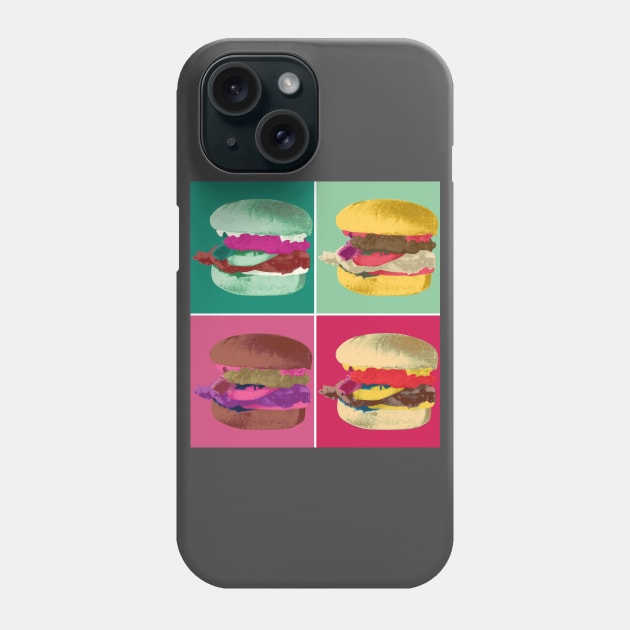 Pop Art Burger #1 Phone Case by CY