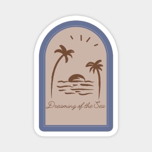 Dreaming of the Sea Palm Trees Magnet