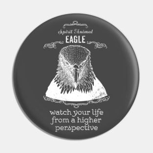 Spirit Animal - Eagle - white Pin