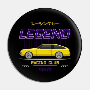 Tuner Yellow Celica MK2 JDM Pin