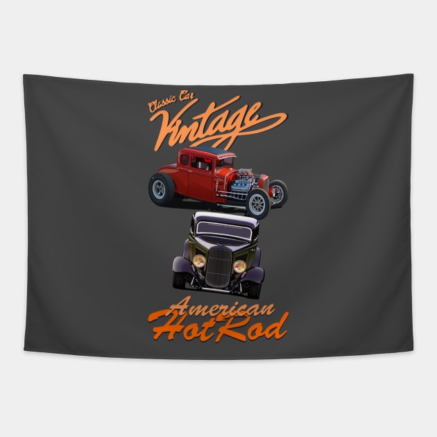 Hot Rods Tapestry by Akira31