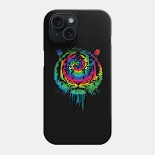 Tiger tie dye Phone Case