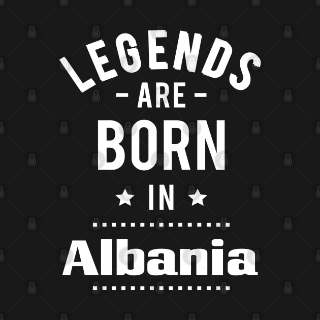 Legends Are Born In Albania by ProjectX23 Orange