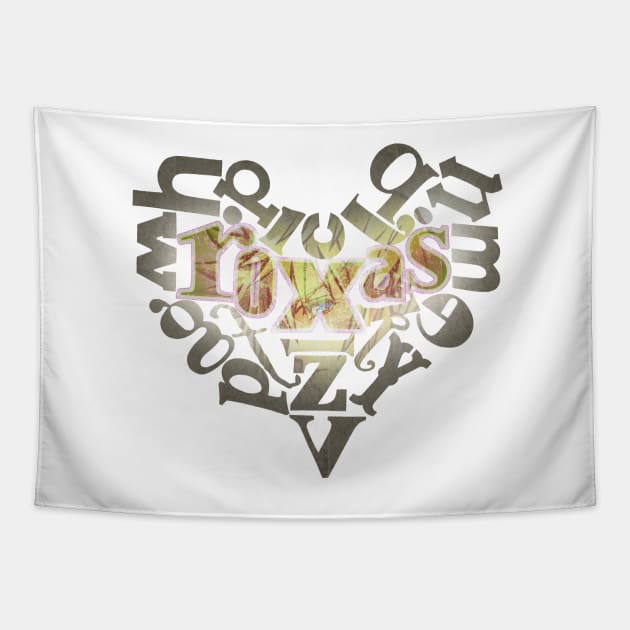 Roxas' Heart (Light) Tapestry by luckychan