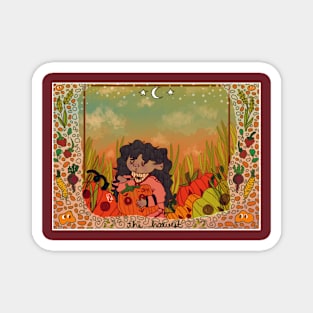 Pumpkin Friends Magnet