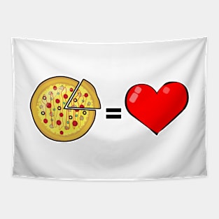 Love Pizza Tapestry