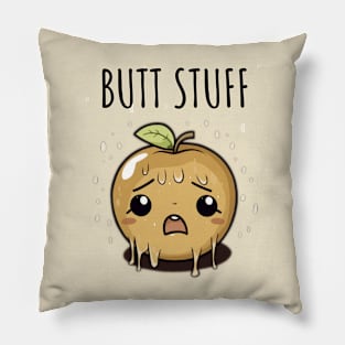 Butt Stuff Apple Pillow