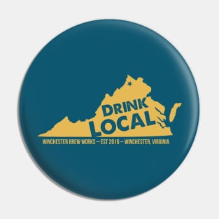 Drink Local VA Pin