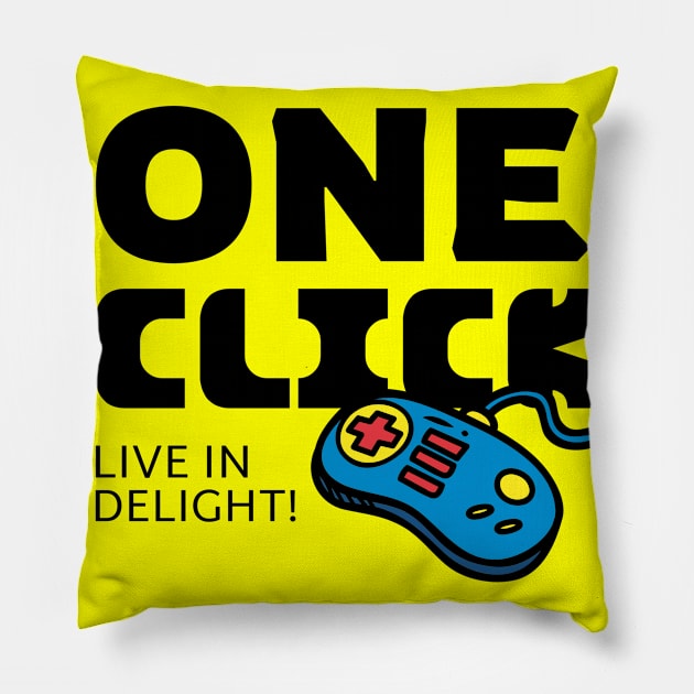 Live streamer live in delight Pillow by Hermit-Appeal