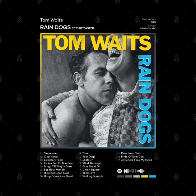 Tom Waits - Rain Dogs Tracklist Album by 80sRetro