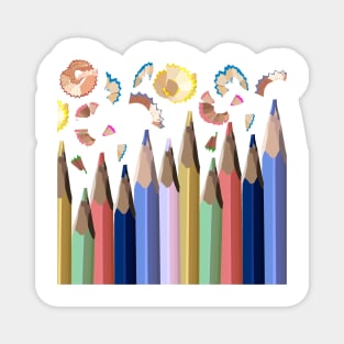 Colorful Pencils Magnet