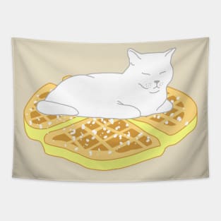 Waffle Cat Tapestry