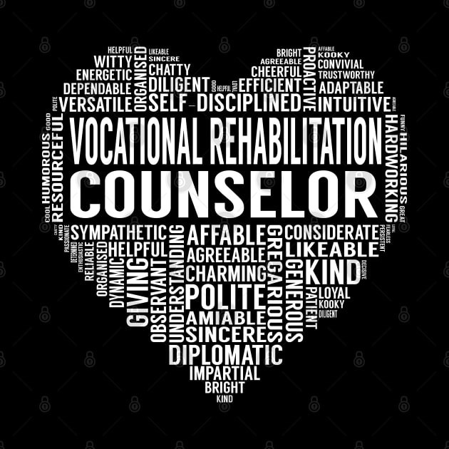 Vocational Rehabilitation Counselor Heart by LotusTee