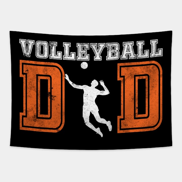 Volleyball Dad Tapestry by mazurprop