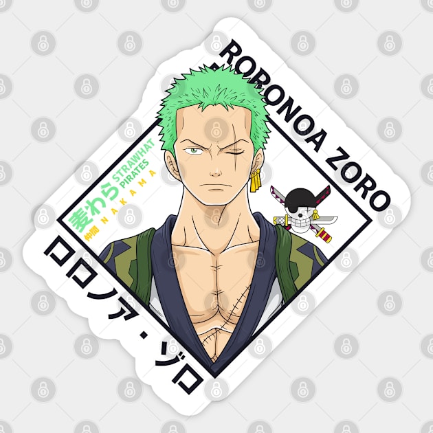 Roronoa Zoro Sticker -  Israel