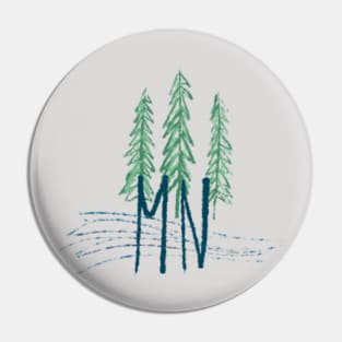 Minnesota: Lakes and Trees Pin