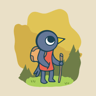 Hiking Bird T-Shirt