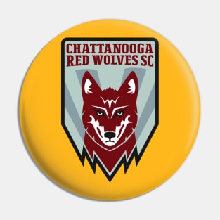 Chattanooga Red Wolves SC Pin