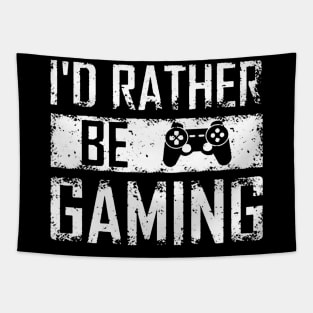 I'd Rather Be Gaming Tapestry