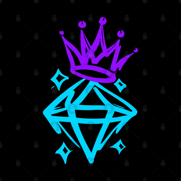 Diamond Royalty Graffiti Tee! by SocietyTwentyThree