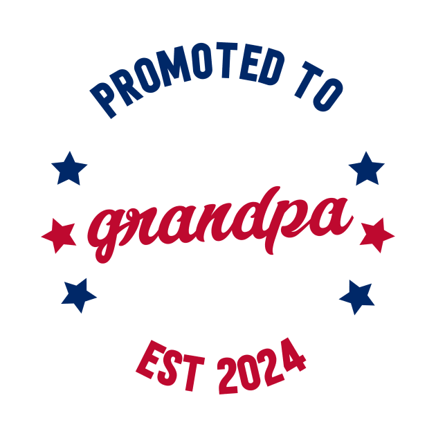 promoted to grandpa est 2024 by SecuraArt