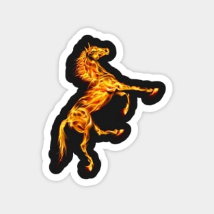 Horse on Fire | For Horse lovers Magnet