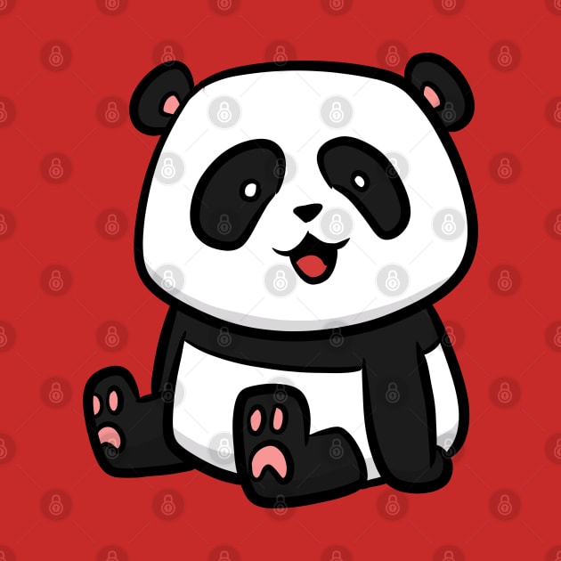 Panda Kawaii by binarygod