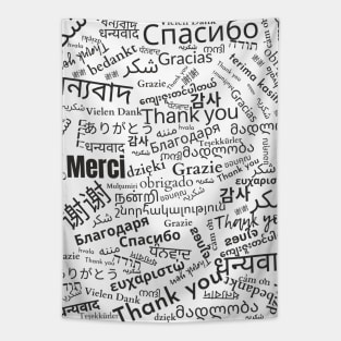 Thank you in all languages Tapestry