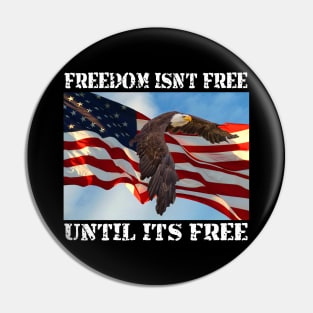 Patriotic Freedom Pin