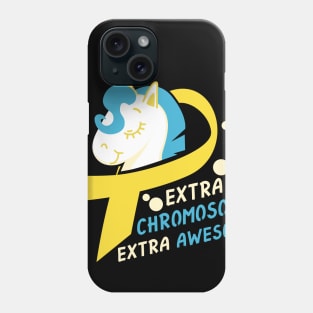 Down Syndrome Tshirt trisomy unicorn Phone Case