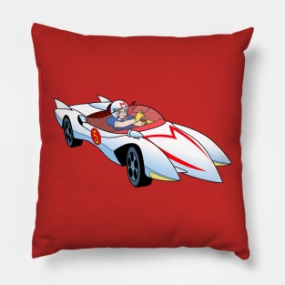 Speed racer mach 5 car Pillow