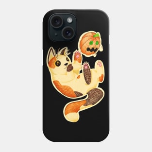 Spooky Halloween Calico Kitty Cat Phone Case