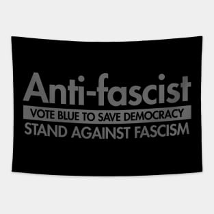 Anti-Fascist - Vote Blue to Save Democracy Tapestry