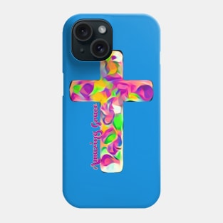 Amazing Grace Colorful Cross 2 Phone Case