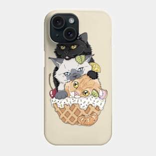 Cat Sundae Phone Case