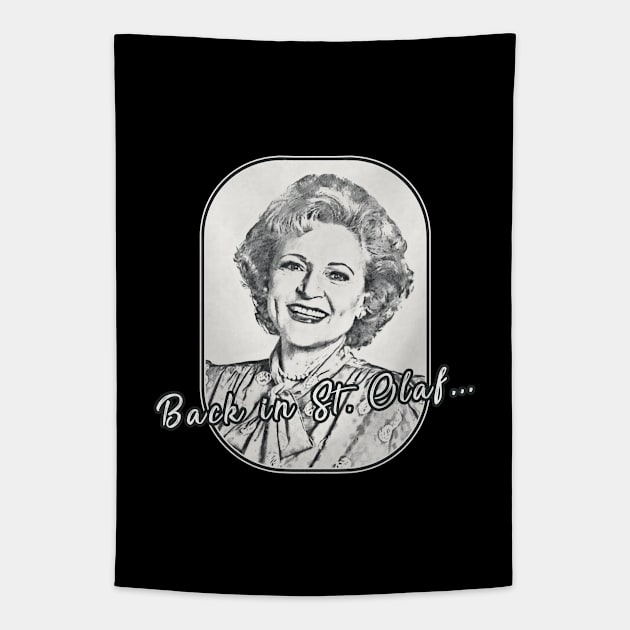 Betty White - St Olaf Tapestry by karutees