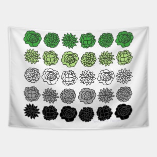 Aromantic Flowers Tapestry