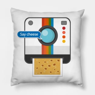 Say cheese Classic camera design Pillow