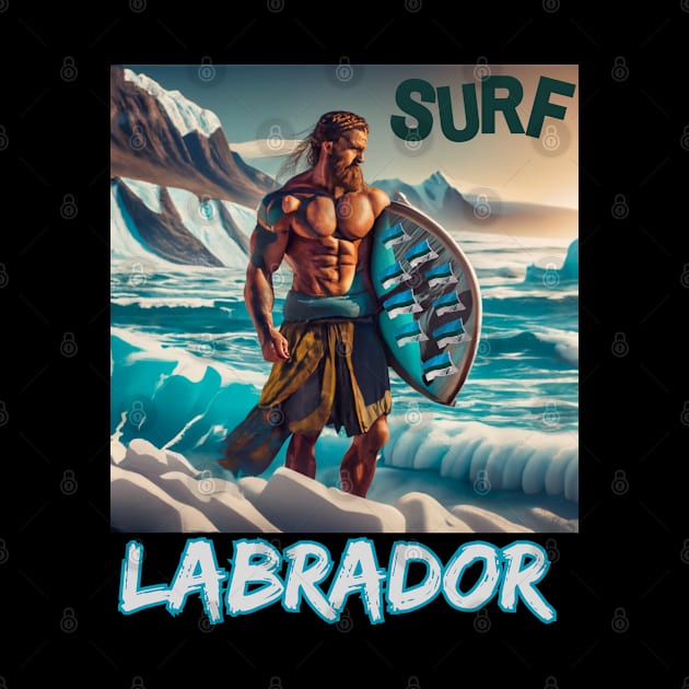 Labrador Surf City Viking Icebergs Classic Humor by SailorsDelight