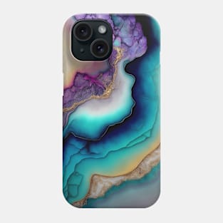 Geode Energy - Abstract Alcohol Ink Resin Art Phone Case