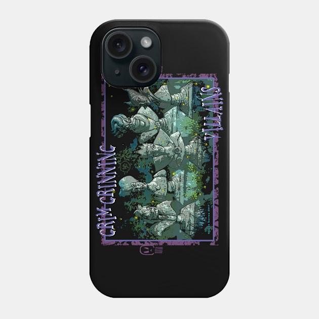 Grim Grinning Villains Phone Case by ProlificLifeforms