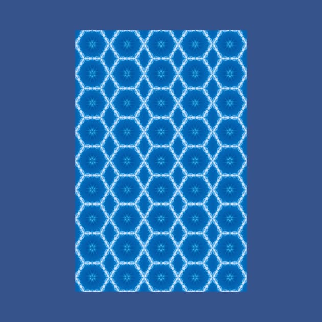 Blue Geometric Pattern by Amanda1775