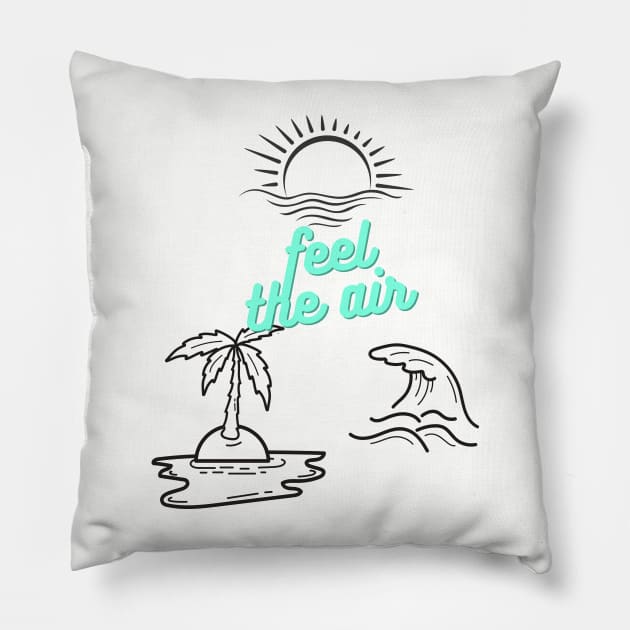 Feel the air Pillow by JeDrin