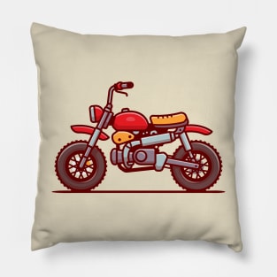 Motorbike Cartoon Pillow