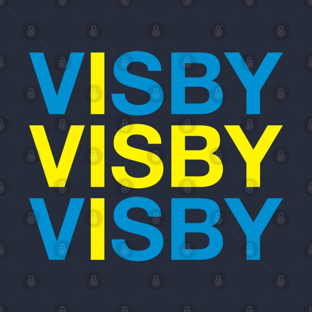 VISBY Swedish Flag by eyesblau