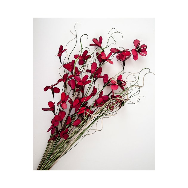 Dainty Red Right Slanted Bouquet by KirtTisdale