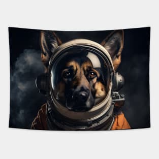 Astro Dog - German Shepherd Dog Tapestry